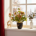 Konstgjord Helleborus krukväxt, julros, för heminredning, 50 cm | Floristik24.se