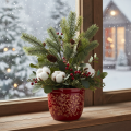 Konstgjord grangren med kondekoration, 41 cm | Floristik24.se