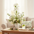 Konstgjord vit lilja med lång blommande gren, dekorativ, 80 cm | Floristik24.se