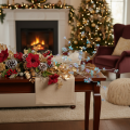 Konstgjord, delikat blommande gren med skimrande blommor, 98 cm | Floristik24.se