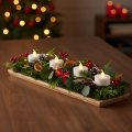 Flameffekt LED värmeljus konstgjorda ljus med timer Varm vit Ø3,6 cm Set om 4 | Floristik24.se