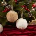 Dekorativ pompom att hänga, fluffig pälsboll, 7 cm, 6 stycken | Floristik24.se