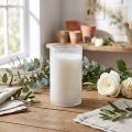 Påfyllningsljus för gravljus vit H10cm 12 st | Floristik24.se