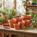 Blomkruka lera 10 stycken | Floristik24.se