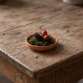 Underlägg, lerskål, keramik av terrakotta Ø6,2cm | Floristik24.se