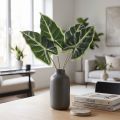 Alocasia Elephant Ear Arrow Blad Konstgjorda Växter Grön 55cm | Floristik24.se
