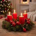 Mini julkulor röda Ø3cm 14 st | Floristik24.se