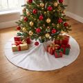 Julgransskydd Julgransskydd vit glitter Ø100cm | Floristik24.se