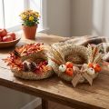 Halmkrans för dekoration och blomsterpyssel, 18 cm, 2 stycken | Floristik24.se