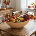 Oval kruka, gul, 38,5 cm x 12,5 cm x 13 cm | Floristik24.se