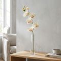 Orkidé Phalaenopsis konstgjord 6 blommor krämrosa 70cm | Floristik24.se
