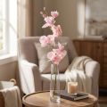 Orkidé Phalaenopsis konstgjord 6 blommor rosa 70cm | Floristik24.se