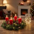 Mikro-LED-ljusslingor med 20 varmvita timer och batteri, 6 st | Floristik24.se