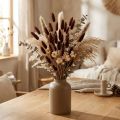 Torkat blomsterarrangemang, dekorativt gräs, Lagurus Brown L20–50cm 25g | Floristik24.se