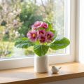 Primroses Konstgjorda Blommor Cowslips Rosa H25cm | Floristik24.se