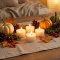 PURE Nature Lights Värmeljus Rapsvax Naturligt Brinntid 7 timmar 18 stycken | Floristik24.se