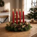 Taper Ljus Röda Ljus Ljusdekoration Jul Ø21/170mm 6 St | Floristik24.se