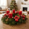 Mini julkulor röda matt/blanka Ø2,5cm 22 st | Floristik24.se
