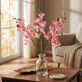 Liten Orkidé Phalaenopsis Konstgjord Blomma Rosa 30cm | Floristik24.se
