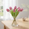 Blomsterdekoration Tulpaner Konstgjorda Blommor Lila 20cm 6 St | Floristik24.se