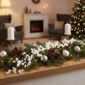 Snöbollsgirlang L75cm vit | Floristik24.se