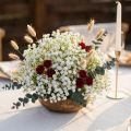 Vit Gypsophila konstgjord L30cm 12st | Floristik24.se