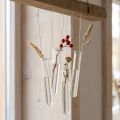 Provrör dekorglas för upphängning av minivas Ø2,4cm H22,5cm | Floristik24.se