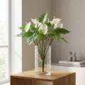 Konstgjorda blommor, flamingoblomma, konstgjord anthurium vit 36cm | Floristik24.se