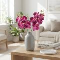 Orkidé flammad konstgjord Phalaenopsis lila 72cm | Floristik24.se