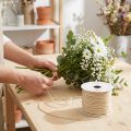 Trådlindad 50m naturlig | Floristik24.se