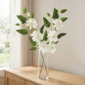 Konstgjord klematisgren med blommor för elegant och lättskött dekoration, 81 cm, 2 stycken | Floristik24.se