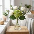 Konstgjord hortensia, blomsterdekoration, sidenblomma grön L44cm | Floristik24.se