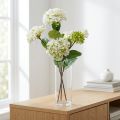 Konstgjord blomsnöbollsväxt Virburnum vit Ø8cm 64cm | Floristik24.se