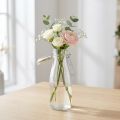 Flaska dekorativt glas med lock klar Ø7cm 20,5cm | Floristik24.se