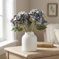 Konstgjorda blommor i blå hortensia stor Ø15cm L58cm 2st | Floristik24.se