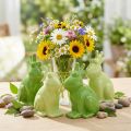 Keramisk groddekorationsfigur, grodprins sommardekoration 10,5×5,5×7cm 4st | Floristik24.se