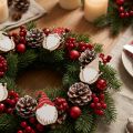 Jultomtar av trä för limning 2x3,5cm 48 st | Floristik24.se