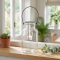 Flaskdekoration lykta glas