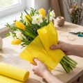 Florist Crepe Paper Gul 50x250cm | Floristik24.se
