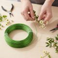 Aluminiumtråd Ø2mm majgrön 60m 500g Dekorationstråd Smyckestråd Hobbytråd | Floristik24.se