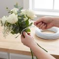 Aluminiumtråd, 2 mm vit, smyckestråd, 60 m (500 g), hantverkstråd för dekoration och blomsterdekorationer | Floristik24.se