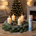 Silverspray snöspray glitter för fönster och vinterdekoration 150ml | Floristik24.se