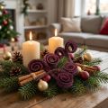 Torr dekoration Palm Male vinröd 25 bitar | Floristik24.se