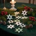 Trästjärnor Dekoration Scatter Dekoration Julgrön H4cm 72 st | Floristik24.se