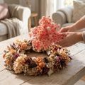 Dekorativ tistelgren, torkade antika rosblommor, 100 g - Perfekt för gör-det-själv-dekoration och kransar | Floristik24.se