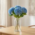 Konstgjorda blommor dekoration hortensia konstblå 69cm | Floristik24.se