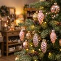 Konmix gjord av glasrosa 5cm 14 st | Floristik24.se