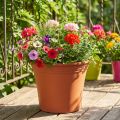 Kruka “Irys” plast terrakotta Ø33cm H27,5cm 1 st | Floristik24.se