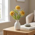 Konstgjorda blommor Gul Allium Dekoration Prydnadslök 34cm 3 st i gäng | Floristik24.se