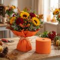 Blomcrepe orange B10cm ytvikt 128g/kvm L250cm 2st | Floristik24.se
